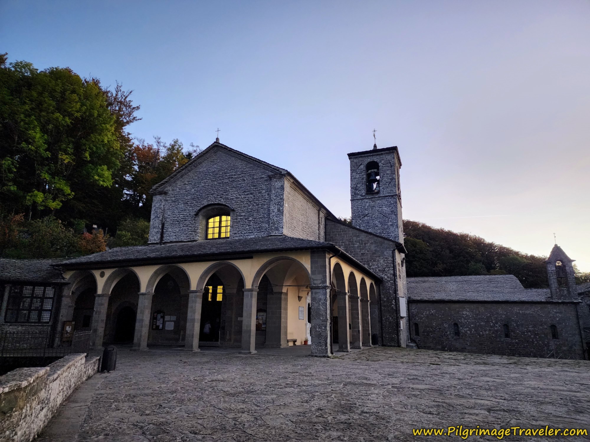 Way of St. Francis: Day One, La Verna Sanctuary to Pieve Santo Stefano, 14.9 Km (9.26 Miles)