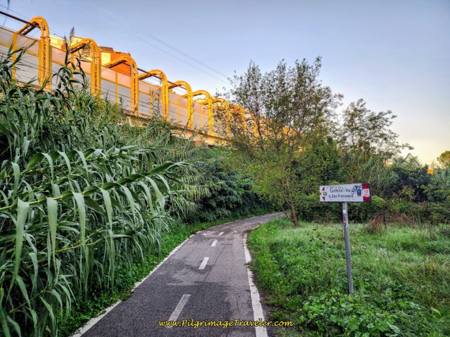 Way of St. Francis: Day Twenty-Three, Monte Sacro to Rome - Elevated Railway to the Left