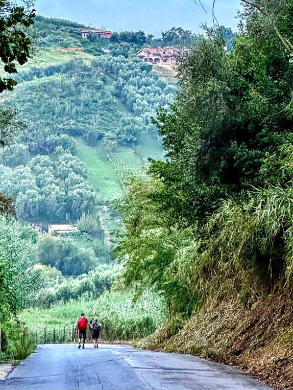Way of St. Francis: Day Twenty-Two, Monterotondo to Monte Sacro - Into the Countryside Along the Via Sant Angelo, Leaving Monterotondo