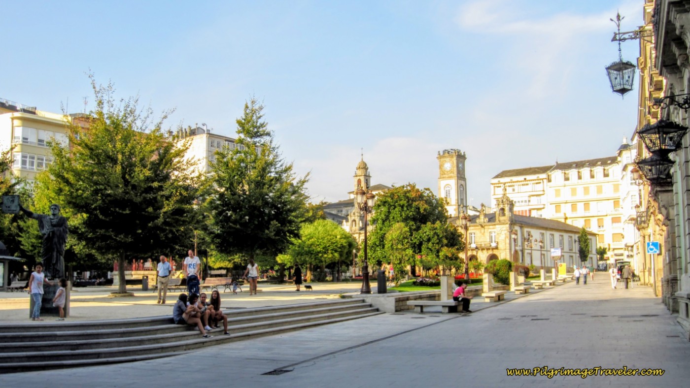 Praza Maior Southwestern Corner