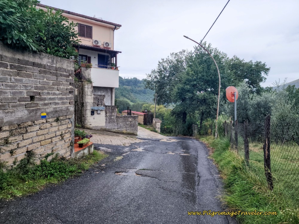 Way of St. Francis: Day Twenty-One, Ponticelli to Monterotondo - Entering Poggio Corese