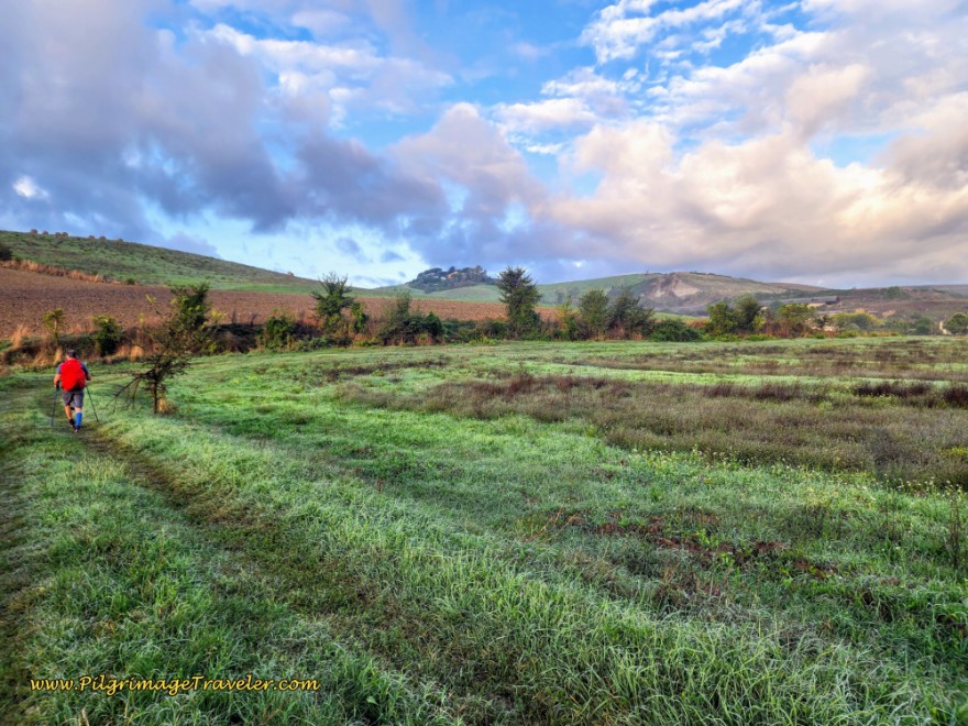 Way of St. Francis: Day Twenty-Two, Monterotondo to Monte Sacro - Grassy Farmer's Lane
