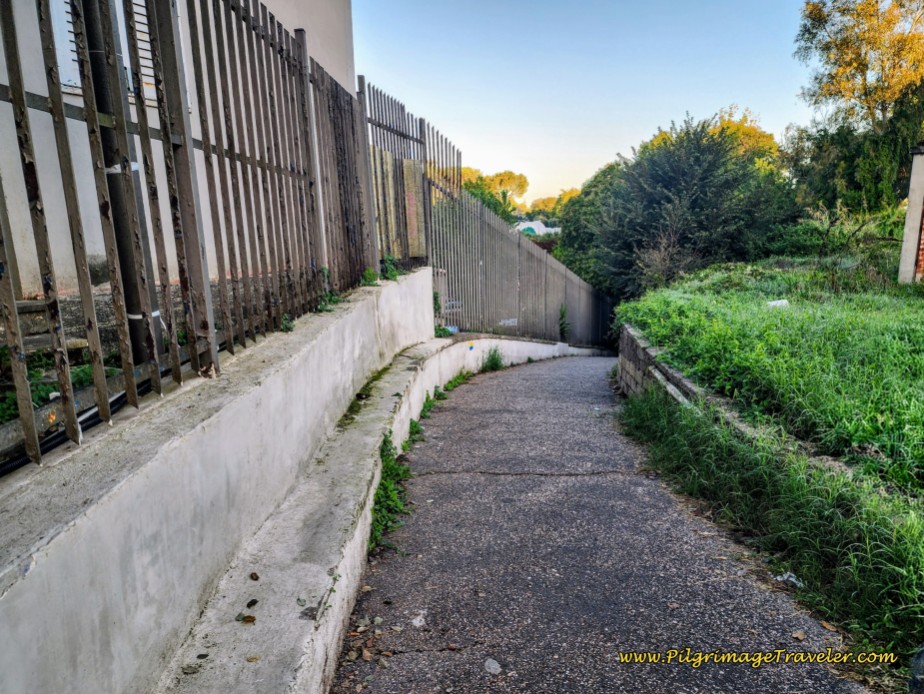 Way of St. Francis: Day Twenty-Three, Monte Sacro to Rome - Passageway to Shortcut