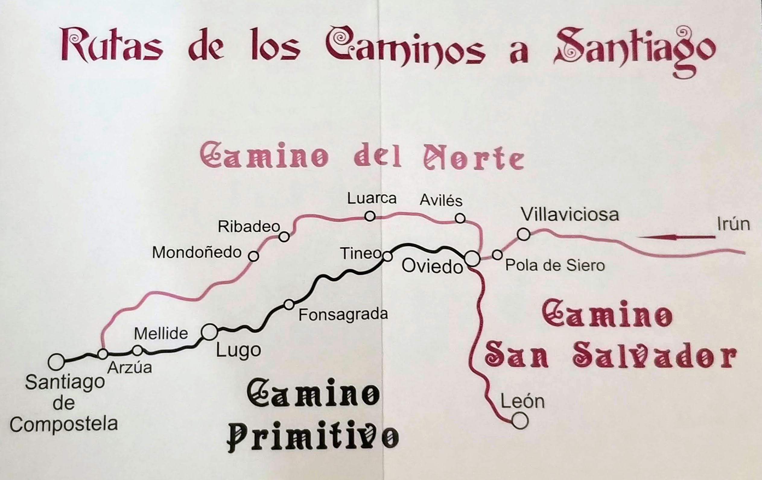 Caminos del Norte from the San Salvador Credential