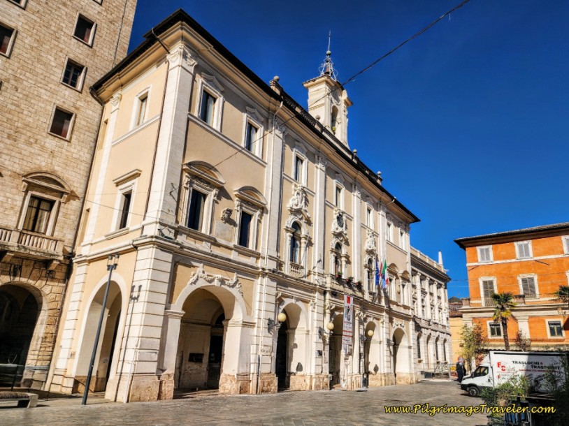 Way of St. Francis: Day Nineteen, Rieti to Poggio San Lorenzo - Rieti Town Hall