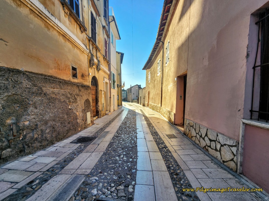 Way of St. Francis: Day Seventeen, Piediluco to Poggio Bustone - Corso Quattro Novembre Along the Waterfront in Piediluco