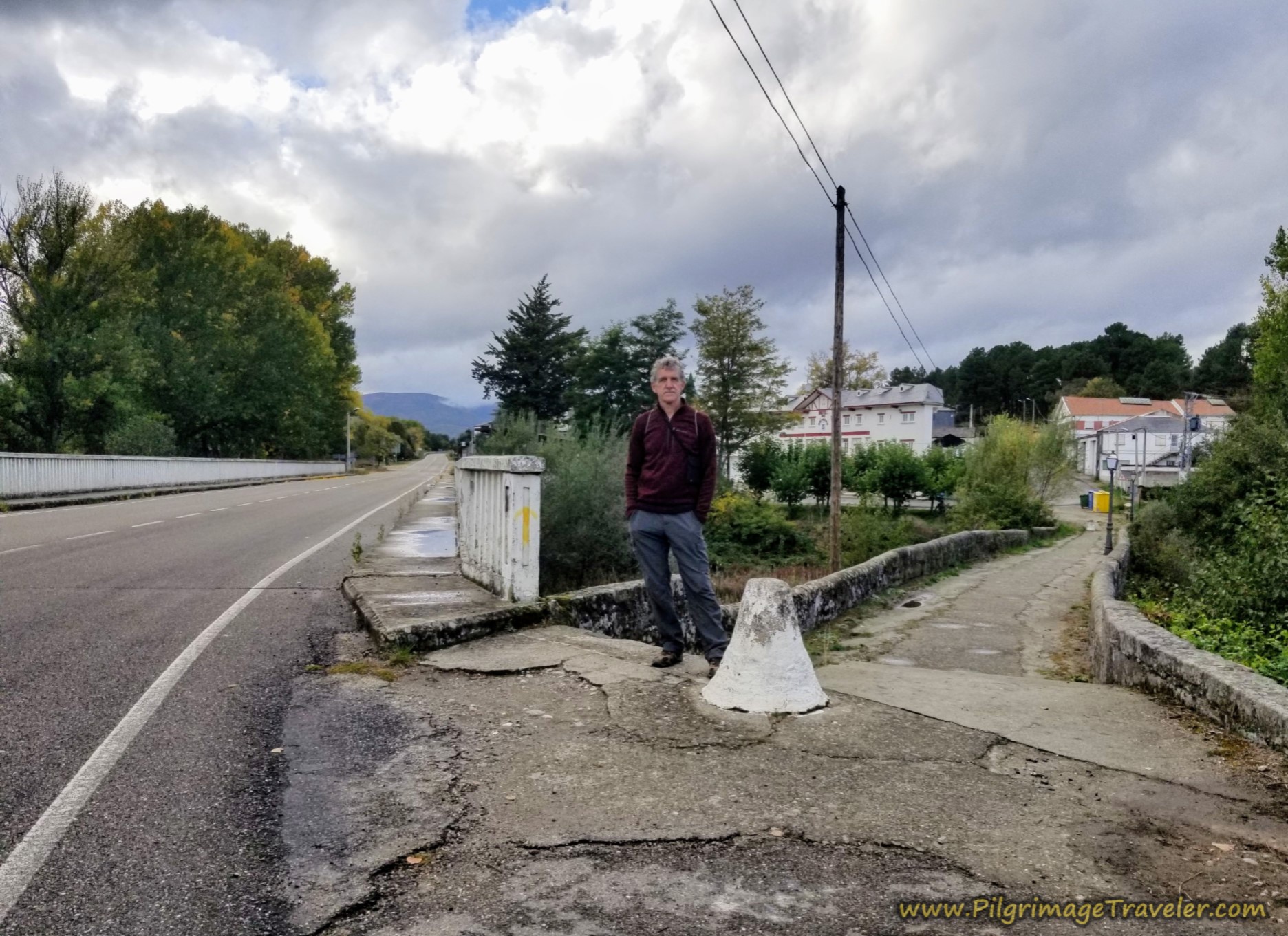 Rich at the Entrance to the Medieval Bridge