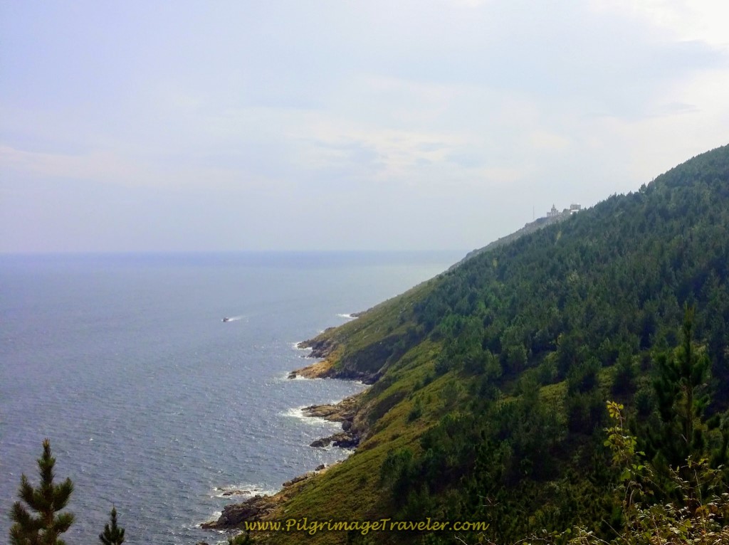 First Glimpse of the Finisterre Lighthouse