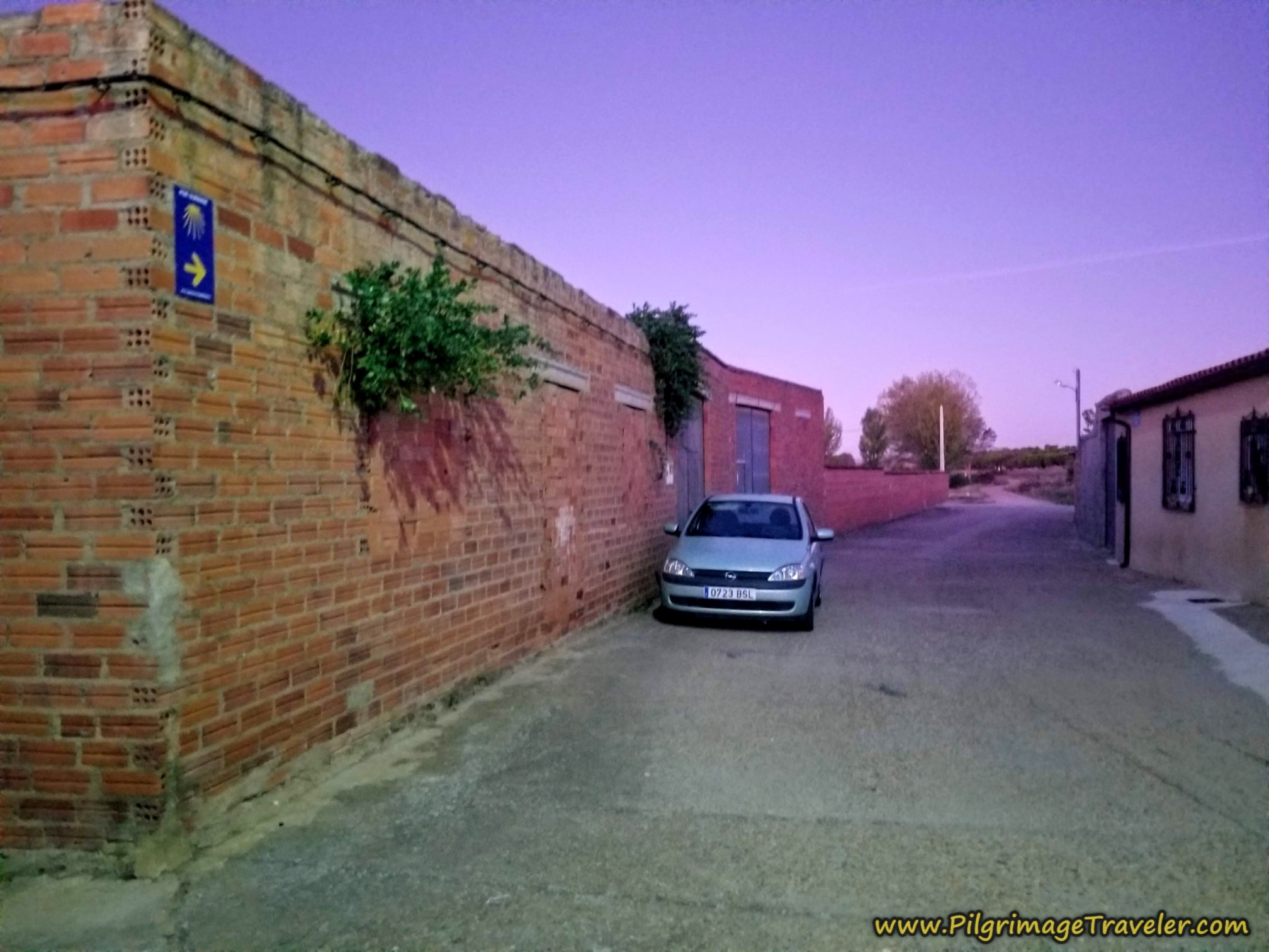 Leaving Granja de Moreruela at Dawn