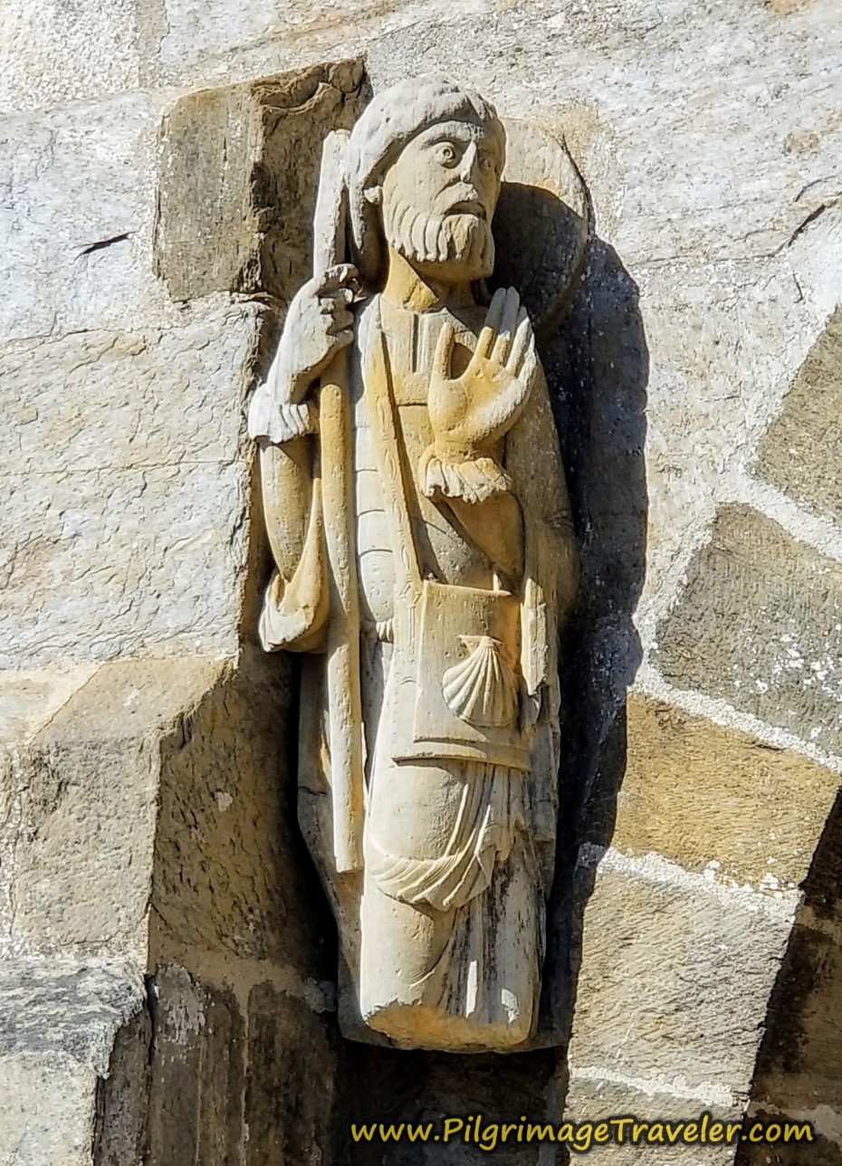 Oldest Known Santiago Sculpture in Pilgrim's Garb