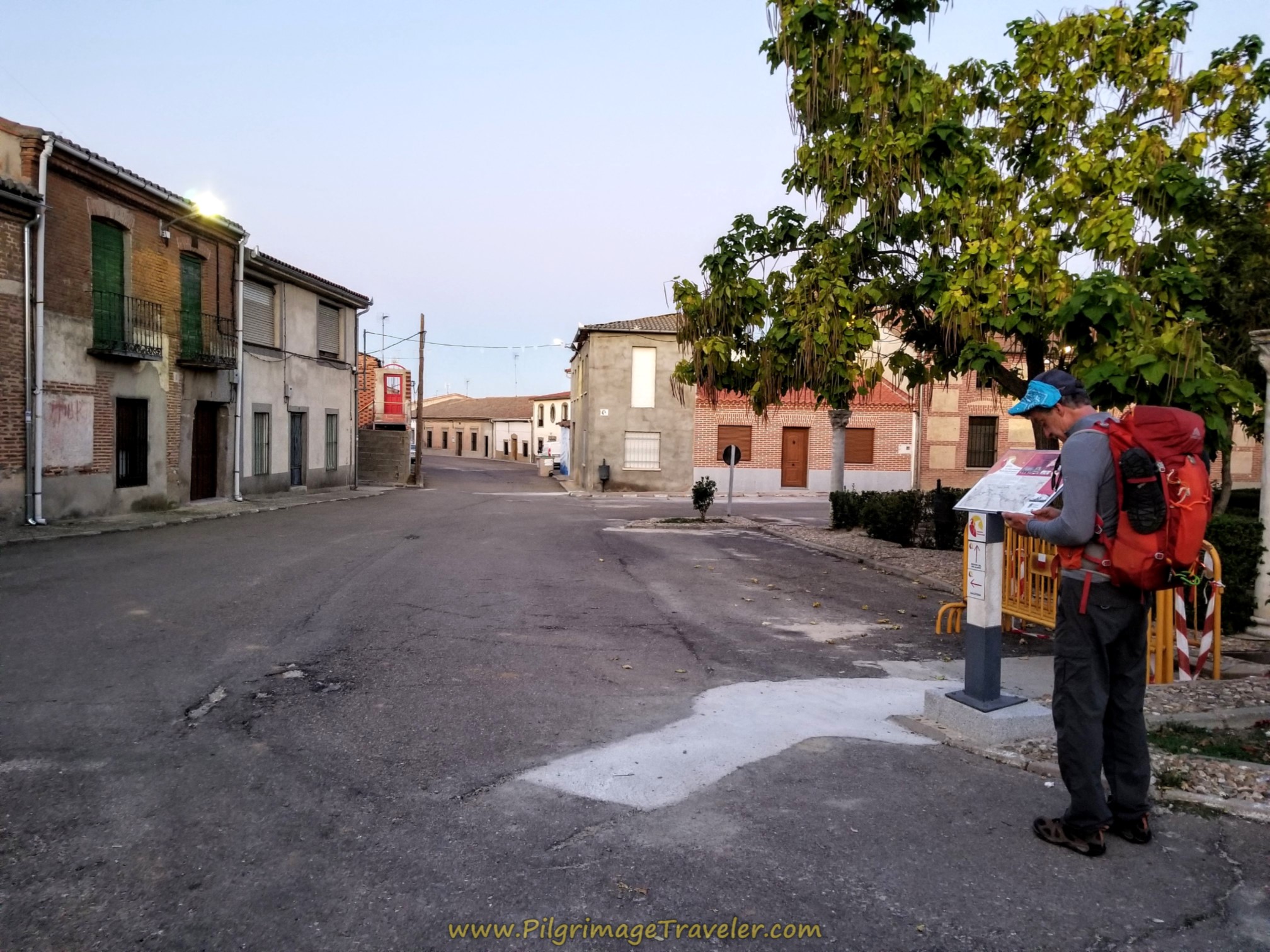 Start in Town Square in Mancera de Abajo on day five of the Camino Teresiano