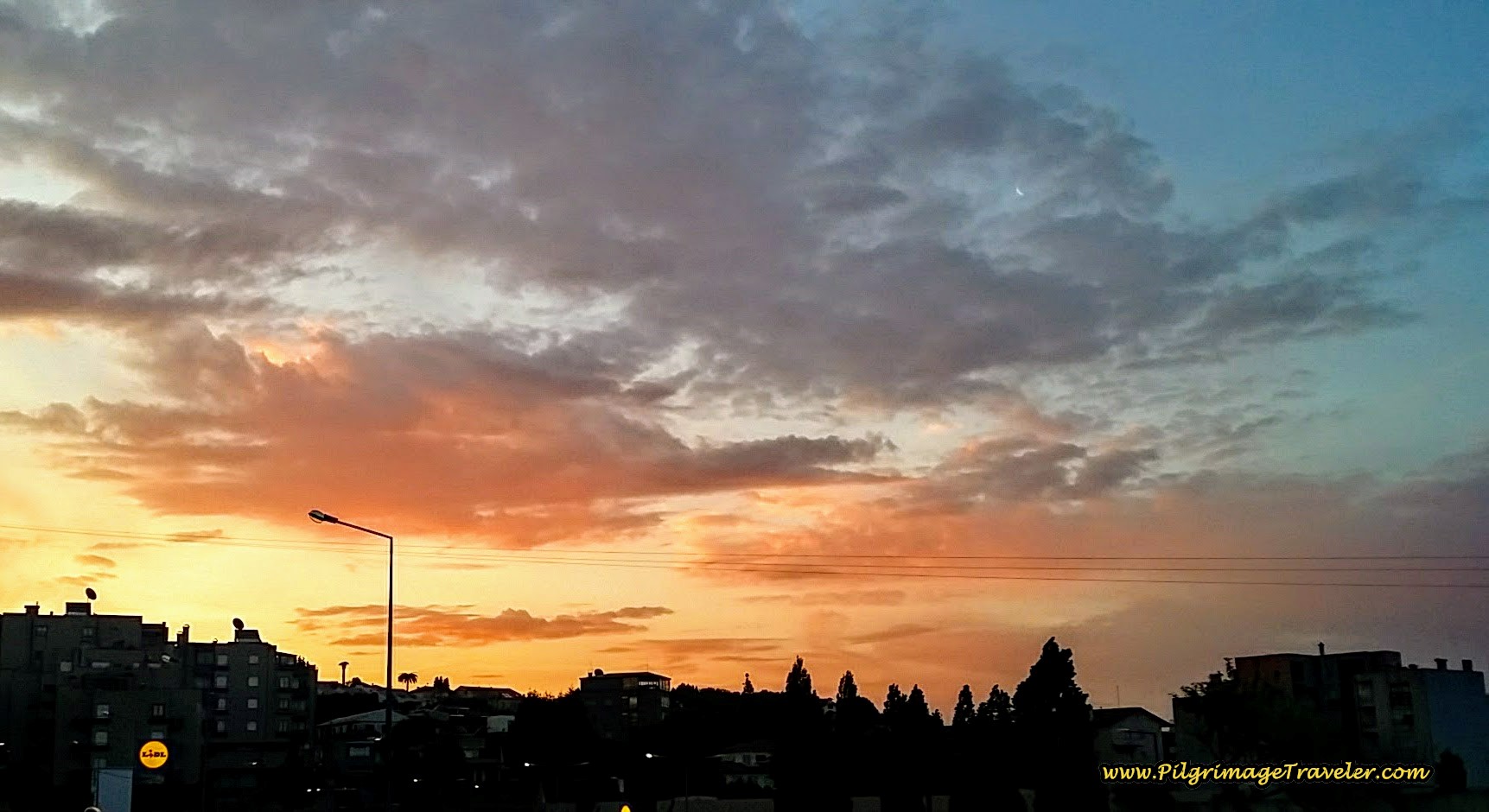 Sunrise over São João da Madeira