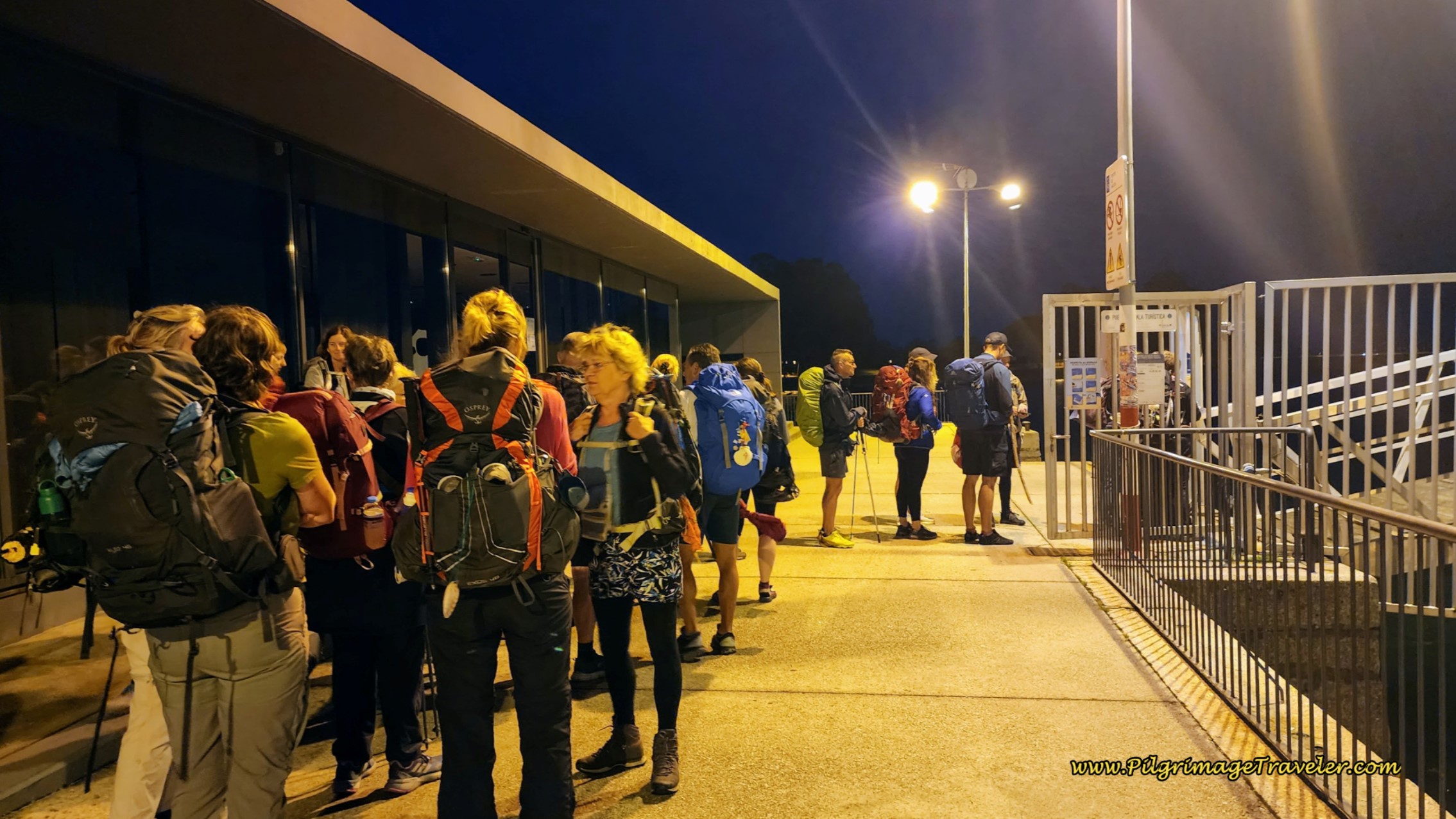 Waiting to Embark in Vilanova de Arousa Waiting to Embark in Vilanova de Arousa