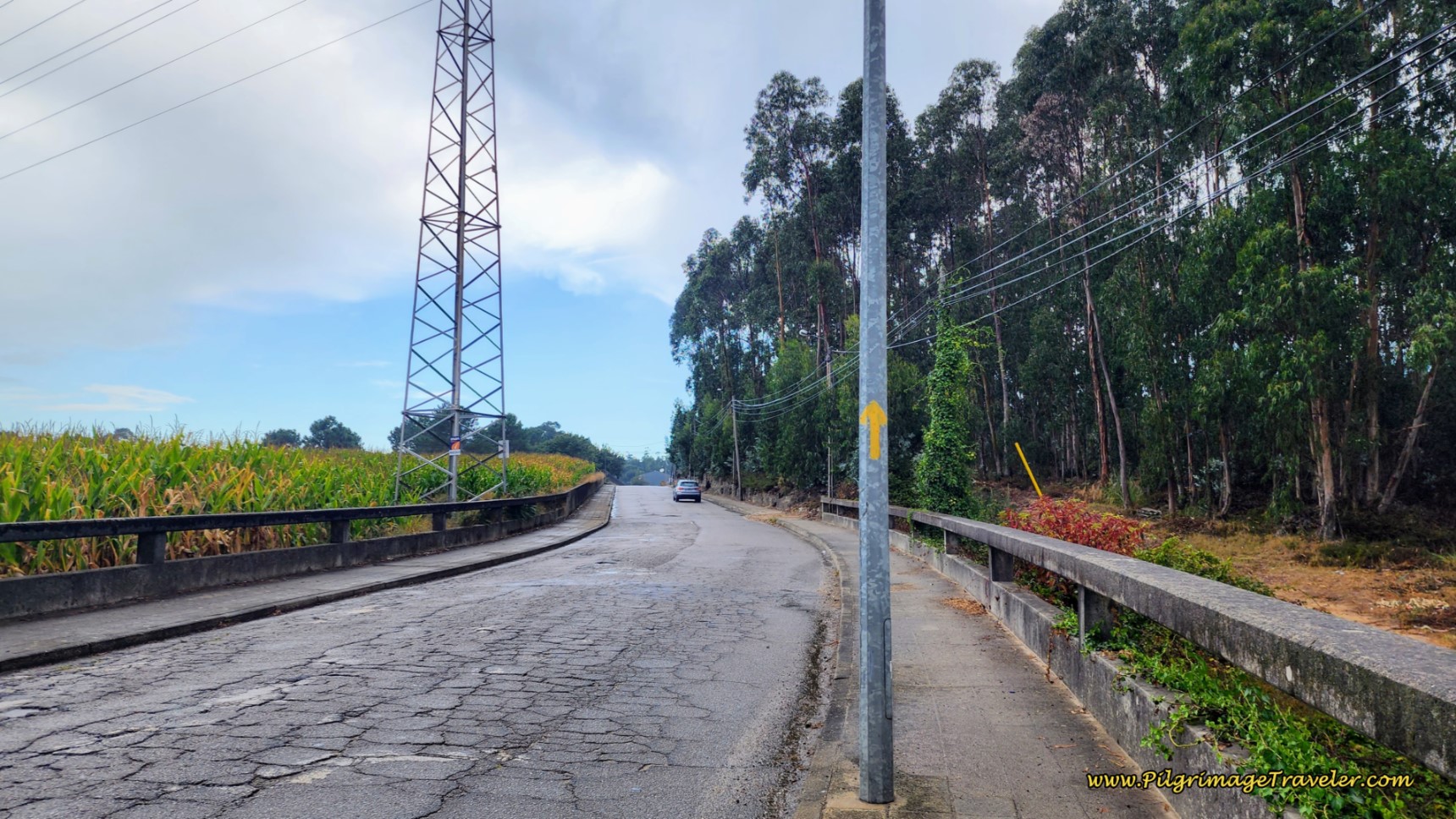 Climb Hill After Medieval Bridge