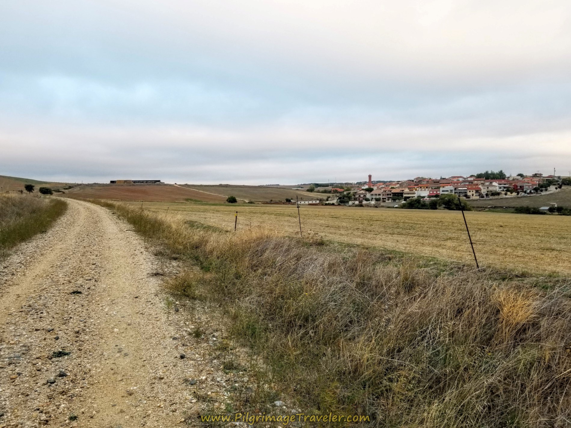 First Town of Terradillos Ahead First Town of Terradillos Ahead
