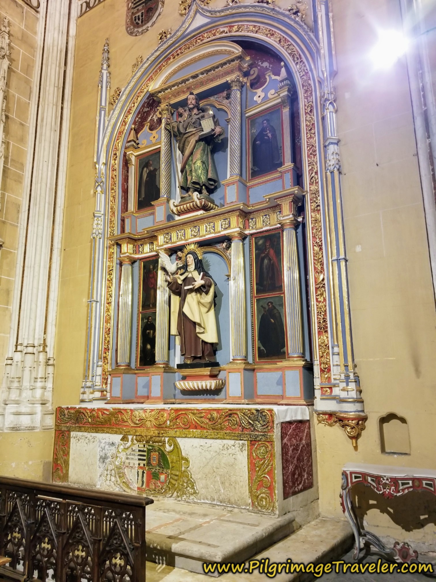 Chapel to Santiago and Santa Teresa, Catedral de Salamanca