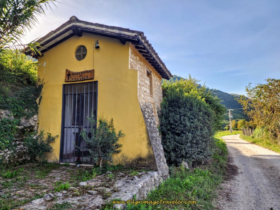 Way of St. Francis: Day Sixteen, Macenano to Piediluco - Cappella della Madonna Piè di Lago