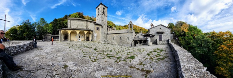 Panorama from the Main Plaza, La Verna Sanctuary