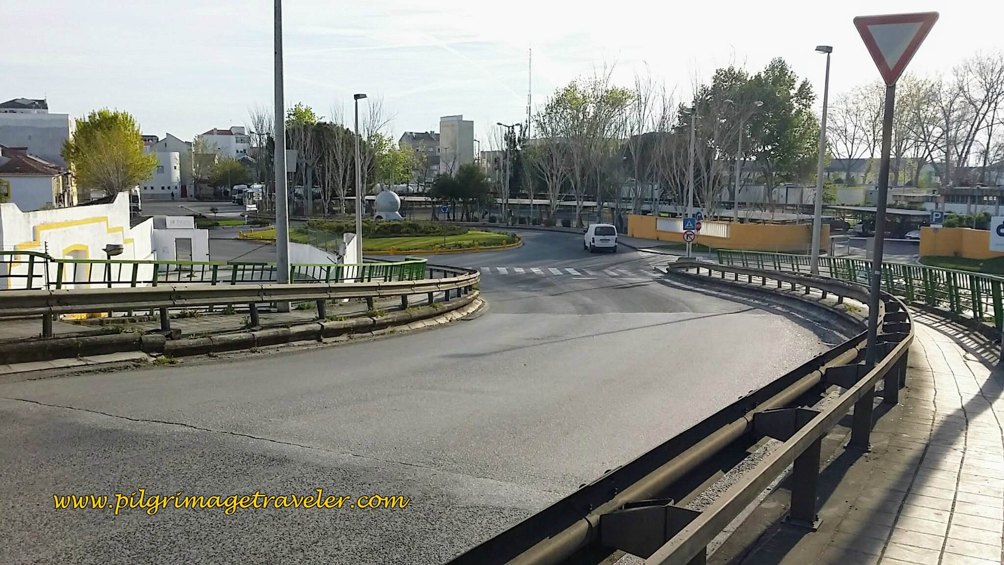 Over the Train Tracks by the Alhandra Train Station