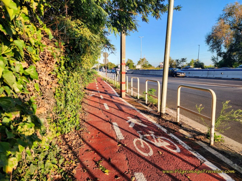 Way of St. Francis: Day Twenty-Three, Monte Sacro to Rome - Straight and Onto the Viale del Foro Italico