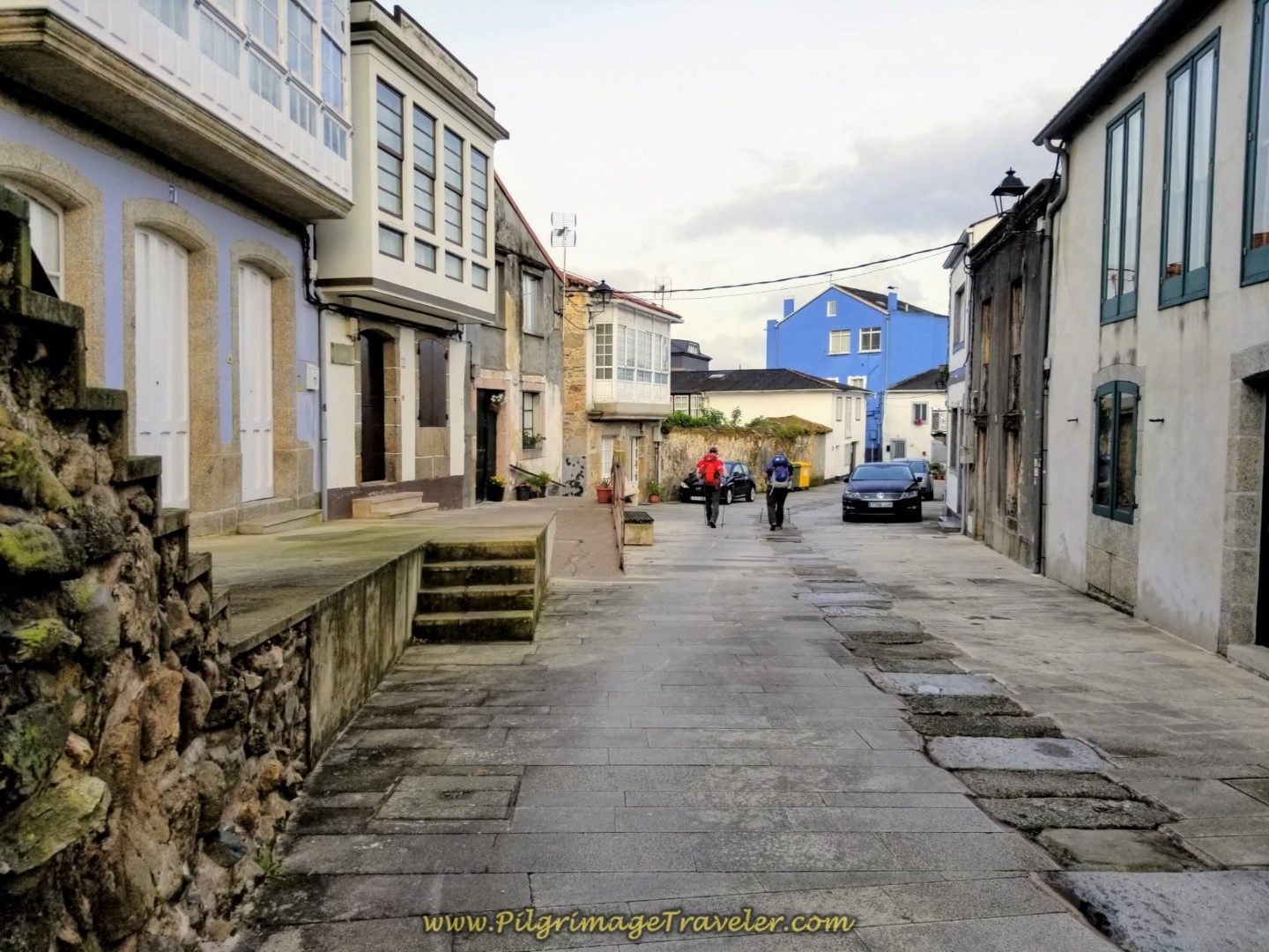 Onward Through the Streets of Neda on day two of the Camino Inglés Onward Through the Streets of Neda on day two of the Camino Inglés
