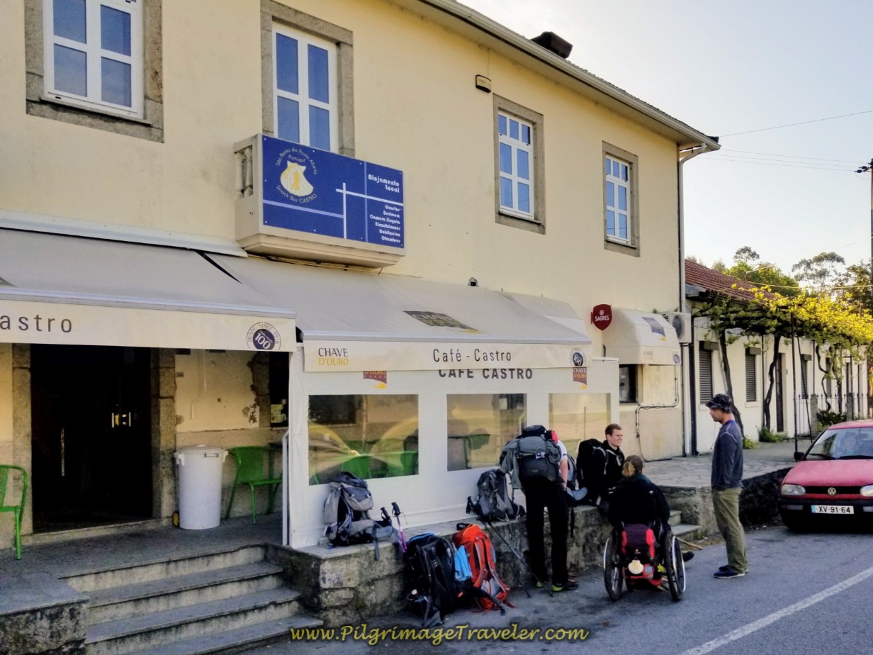 Café Castro, at 4.0 Kilometers, São Bento da Porta Aberta on day nineteen on the Central Route of the Portuguese Camino