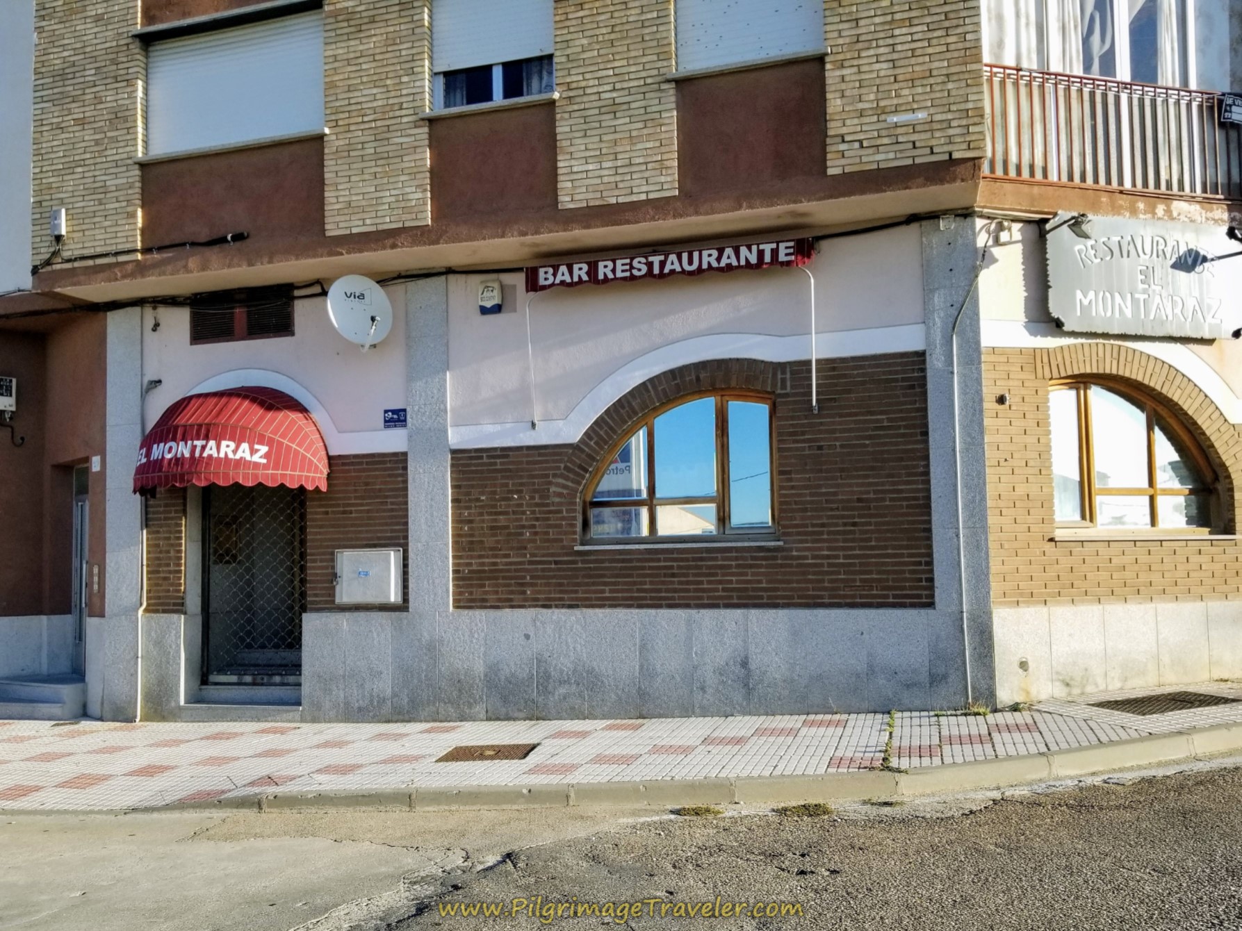 Restaurante Montaraz on day five of the Camino Teresiano.