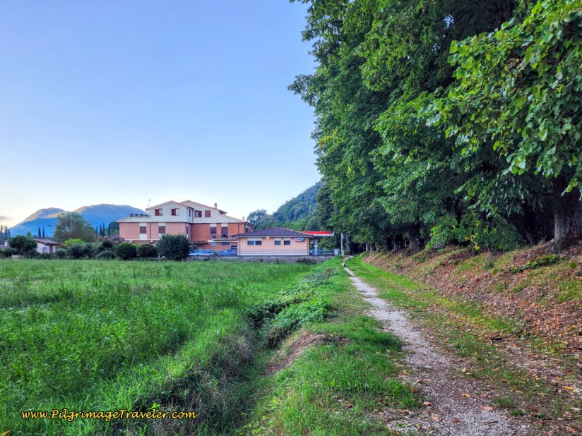Way of St. Francis: Day Nineteen, Rieti to Poggio San Lorenzo - Bar at the Esso Gas Station Ahead