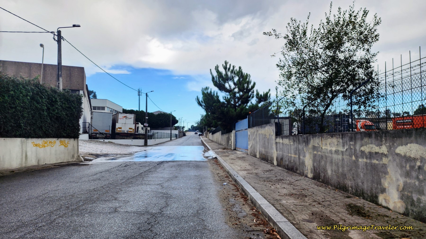 Entering Airport Industrial Area