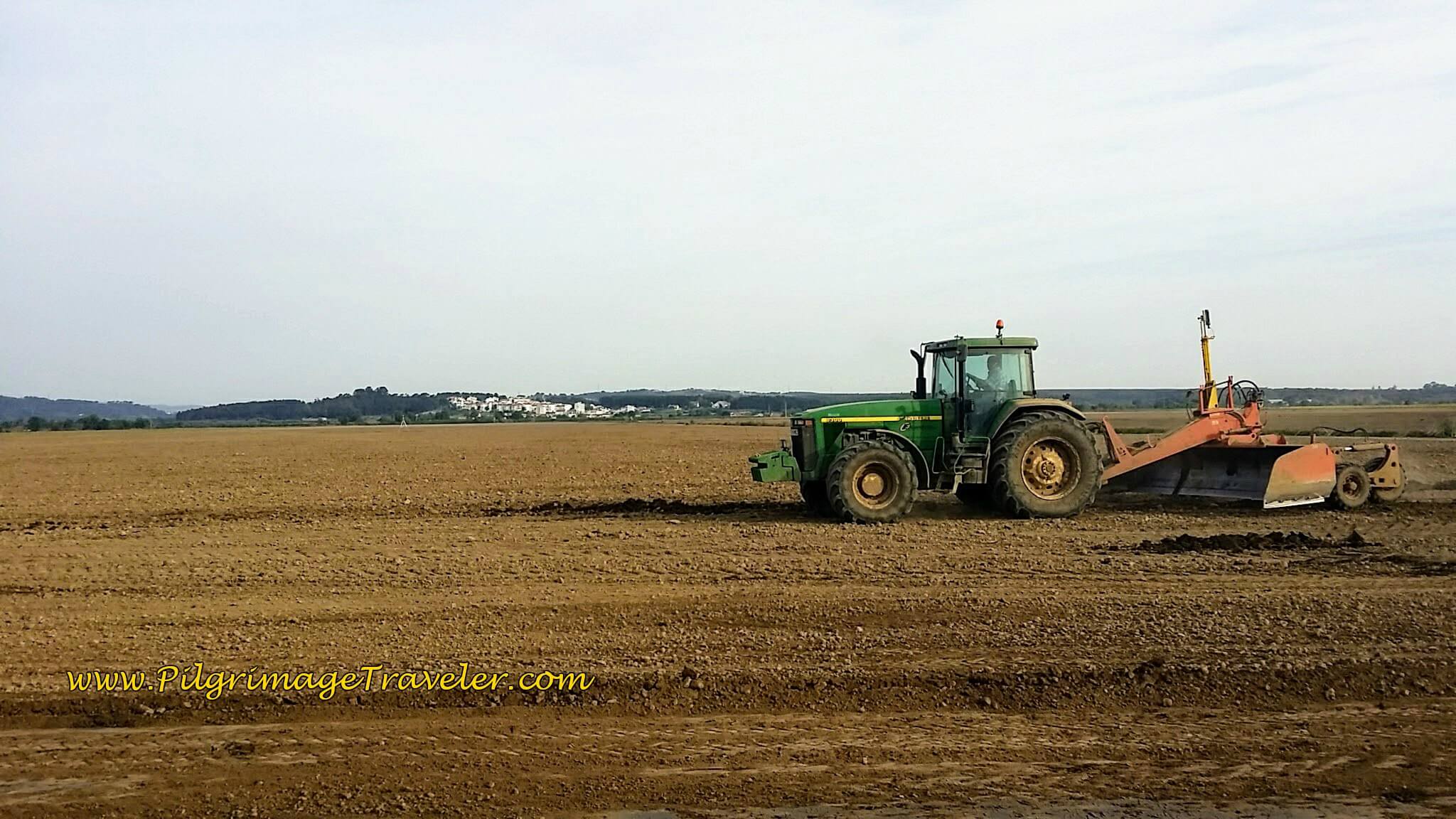 Tractor Readying the Field for Planting