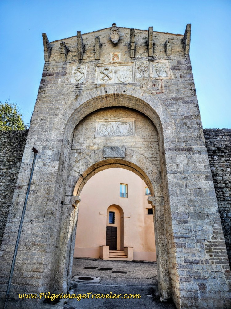 Way of St. Francis: Spoleto, Italy - Porta del Bastione, Rocca Albornoz