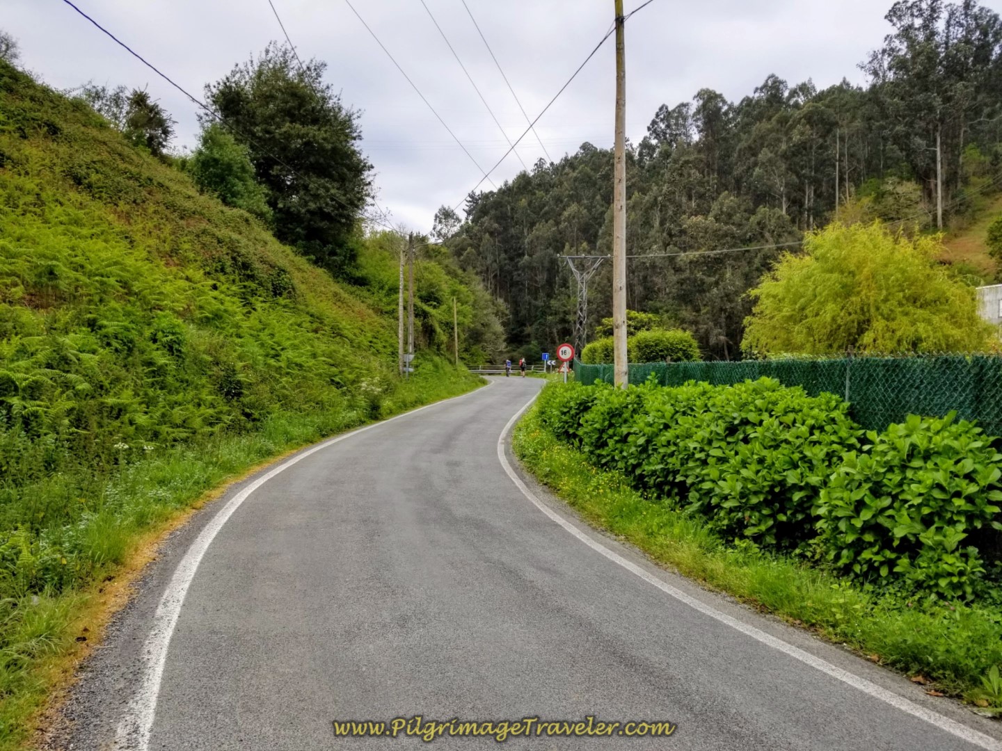 Turn Right Onto the Rural DP-4804 on day four of the Camino Inglés
