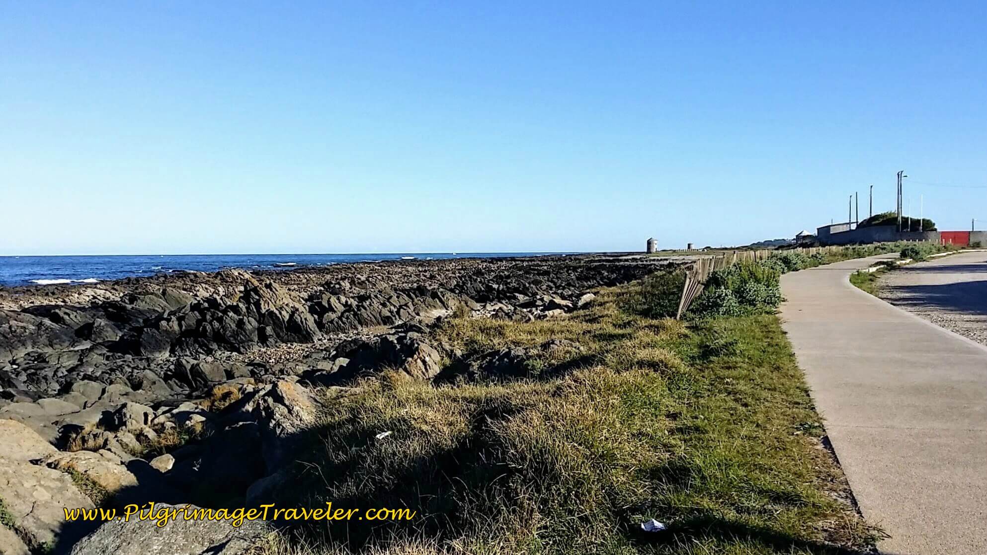 Soccer Complex Ahead, Areosa on day eighteen of the Camino Portugués on the Senda Litoral