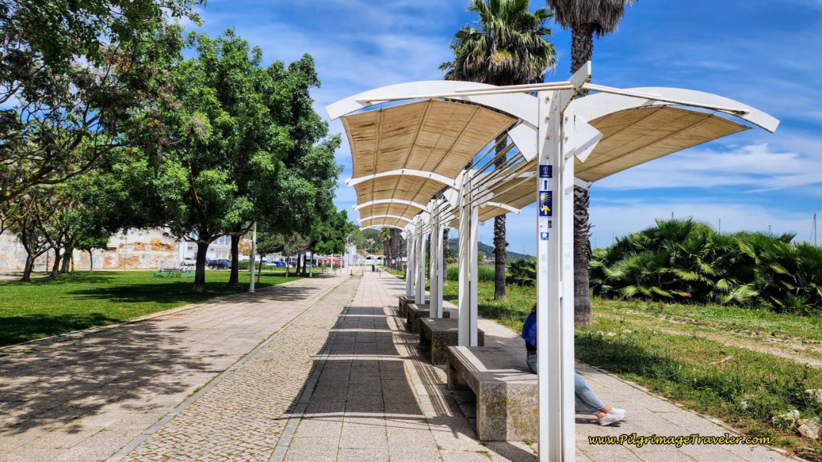 Along the Alhandra Riverwalk