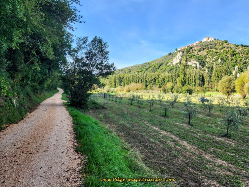 Way of St. Francis: Day Sixteen, Macenano to Piediluco - Montefranco on the Hill Across the Nera River