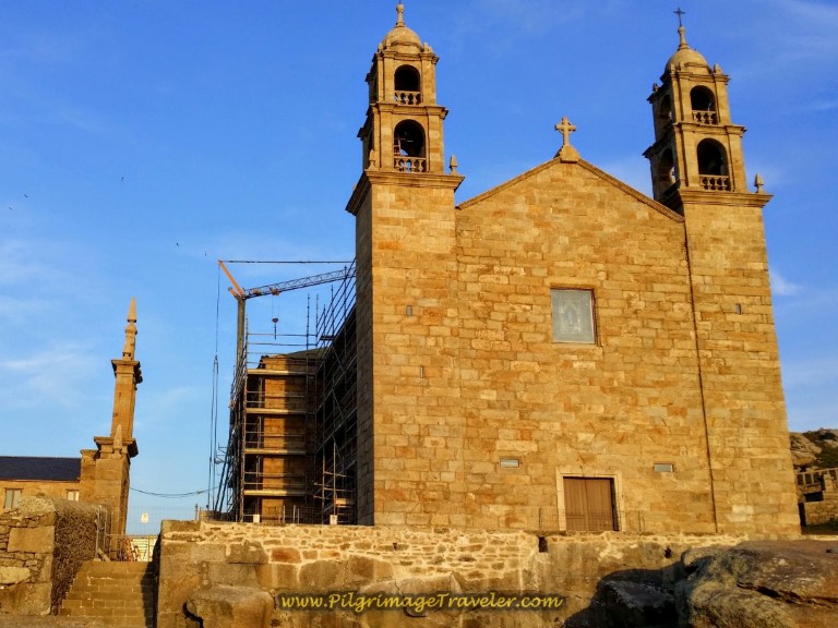 Nosa Señora da Barca Sanctuary at Sunset