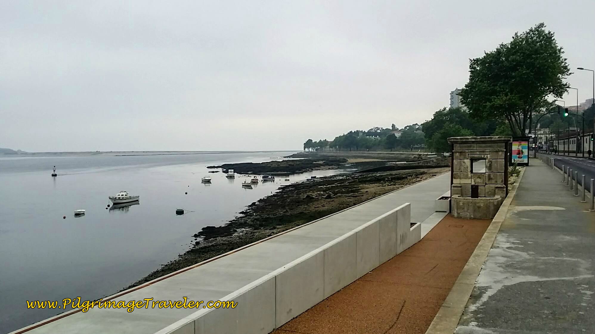 Street Becomes the Rua do Ouro on the Portuguese Way along the Sendal Litoral in Porto