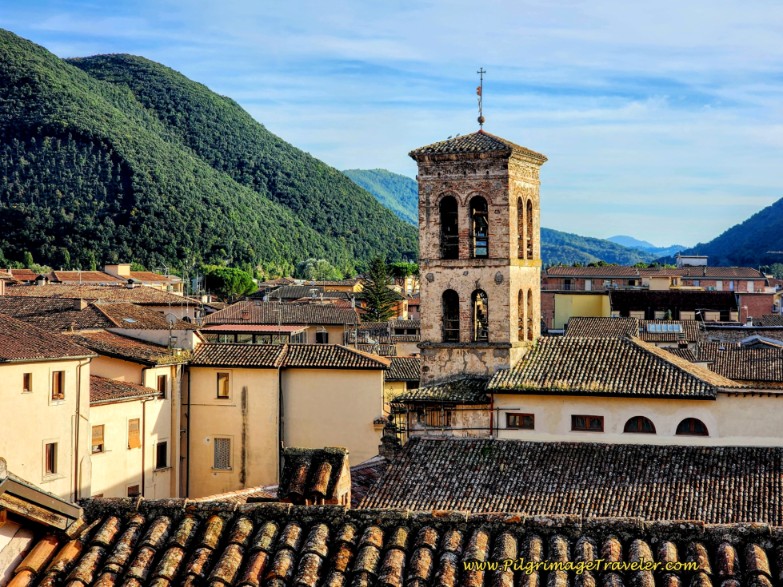 Way of St. Francis: Rieti, Italy - Chiesa di Santa Lucia Vergine e Martire Belltower