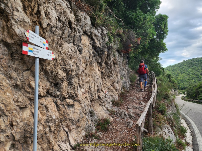 Way of St. Francis: Day Fifteen, Spoleto to Macenano - One-Half Kilometer to Monteluco