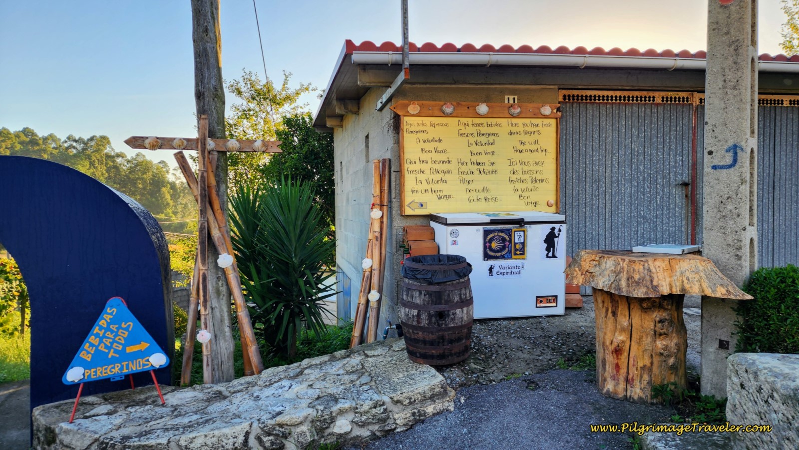 Pilgrim's Refreshments Stop