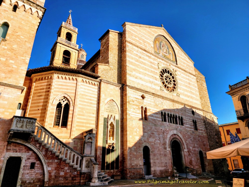 Way of St. Francis: Day Twelve, Spello to Trevi, Duomo di San Feliciano, Foligno