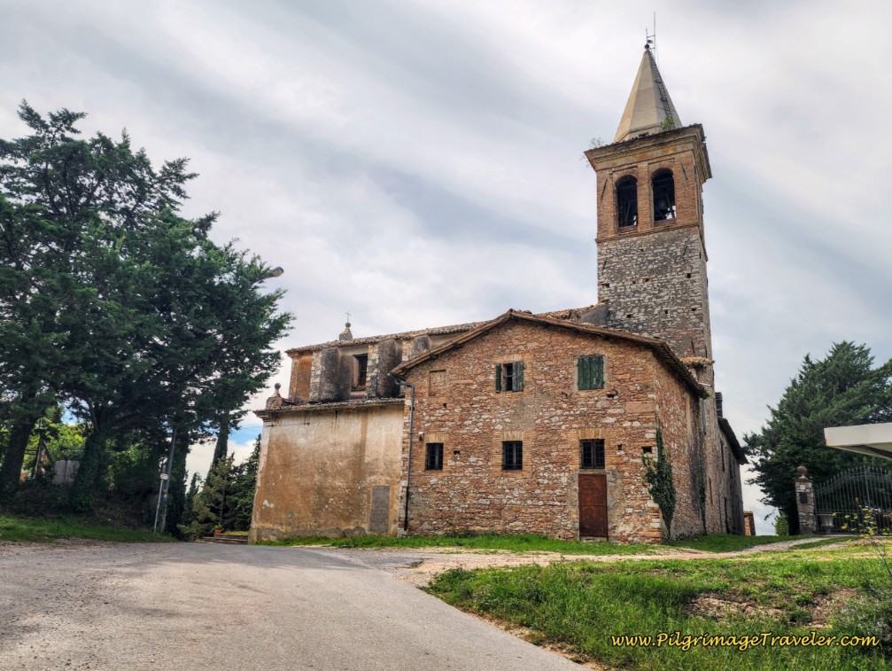 Way of St. Francis: Day Fourteen, Poreta to Spoleto - Former Church of Bazzano Superiore
