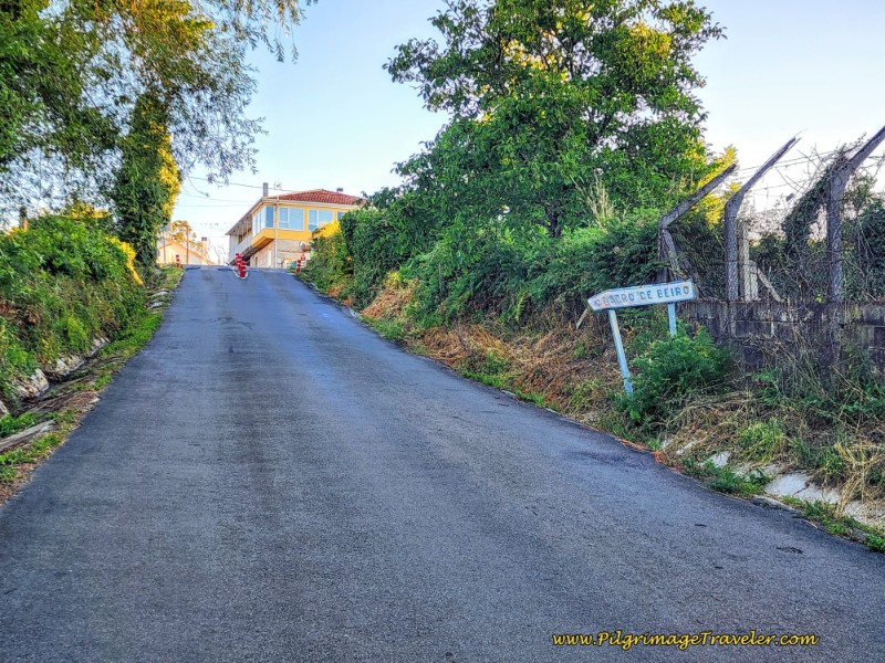 Castro de Beiro Ahead - Top of the Climb