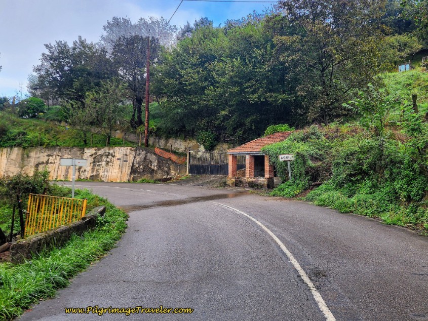 Pass Fountain When Entering Aguilar