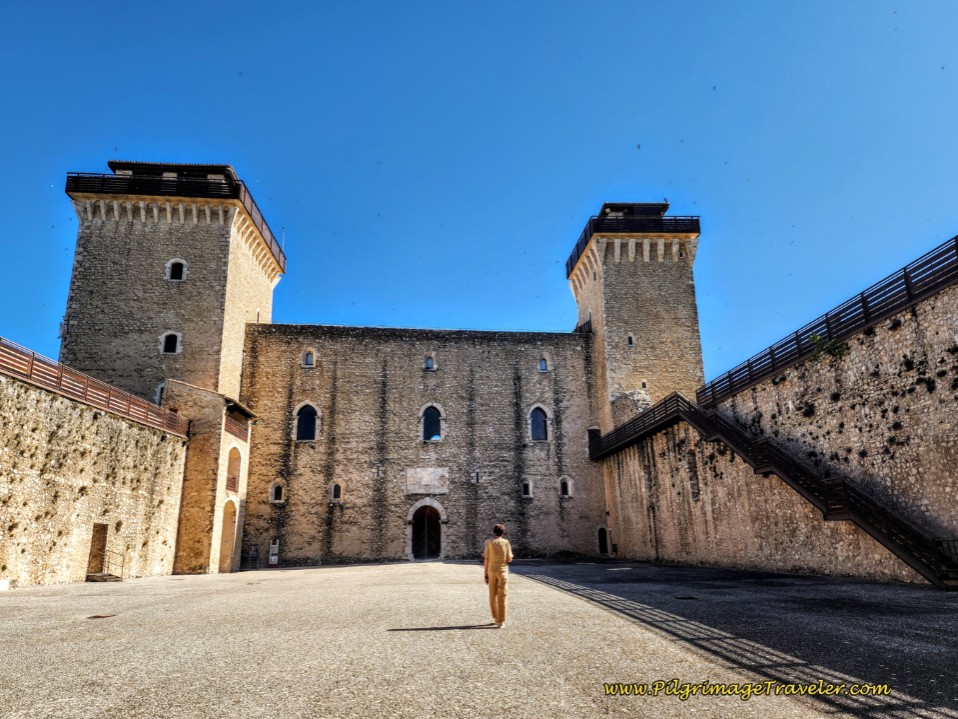 Interior of the Rocca Albornoz