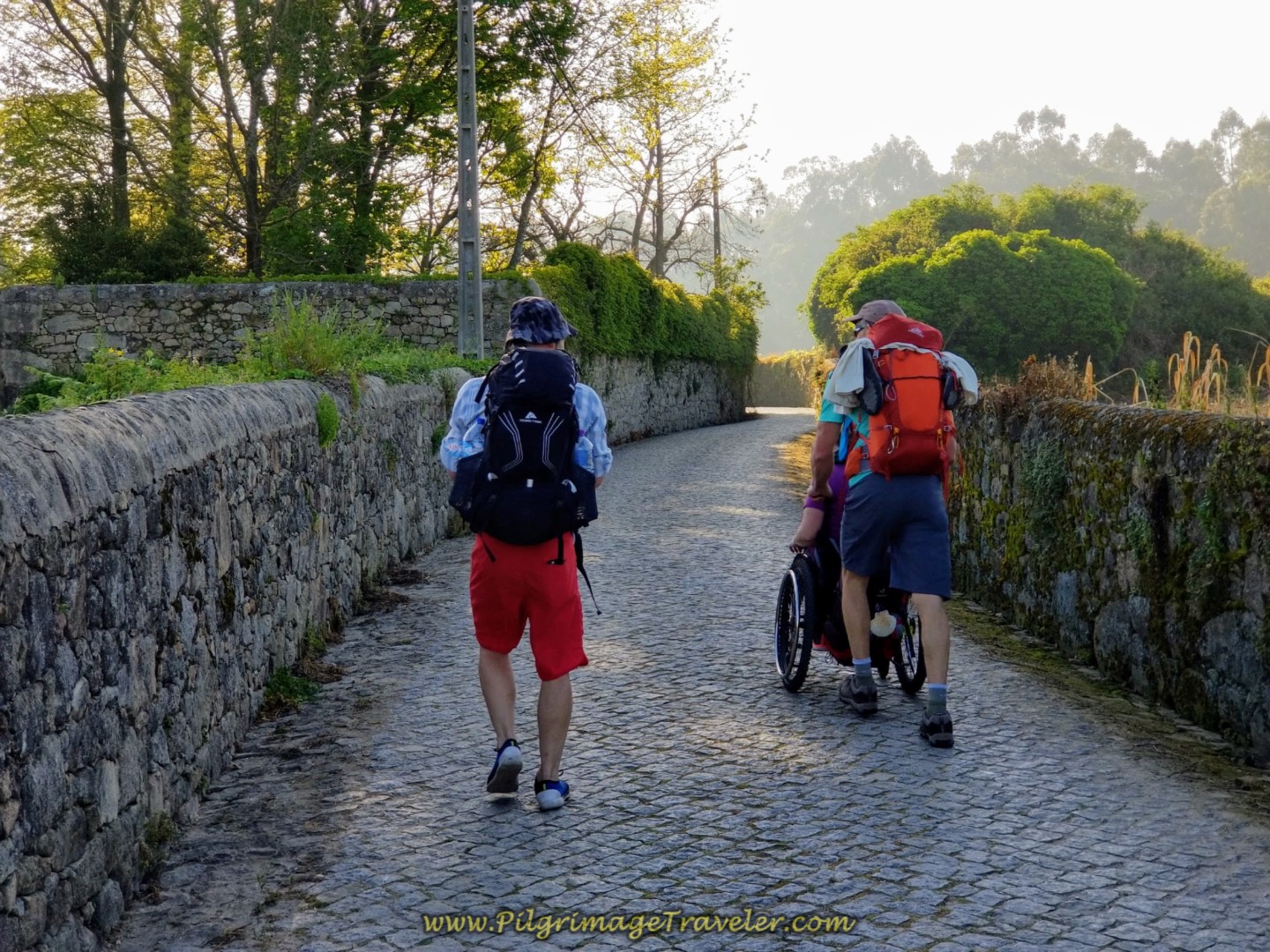 The Quaint Rua de São Miguel in Santagões on day sixteen on the Central Route of the Camino Portugués