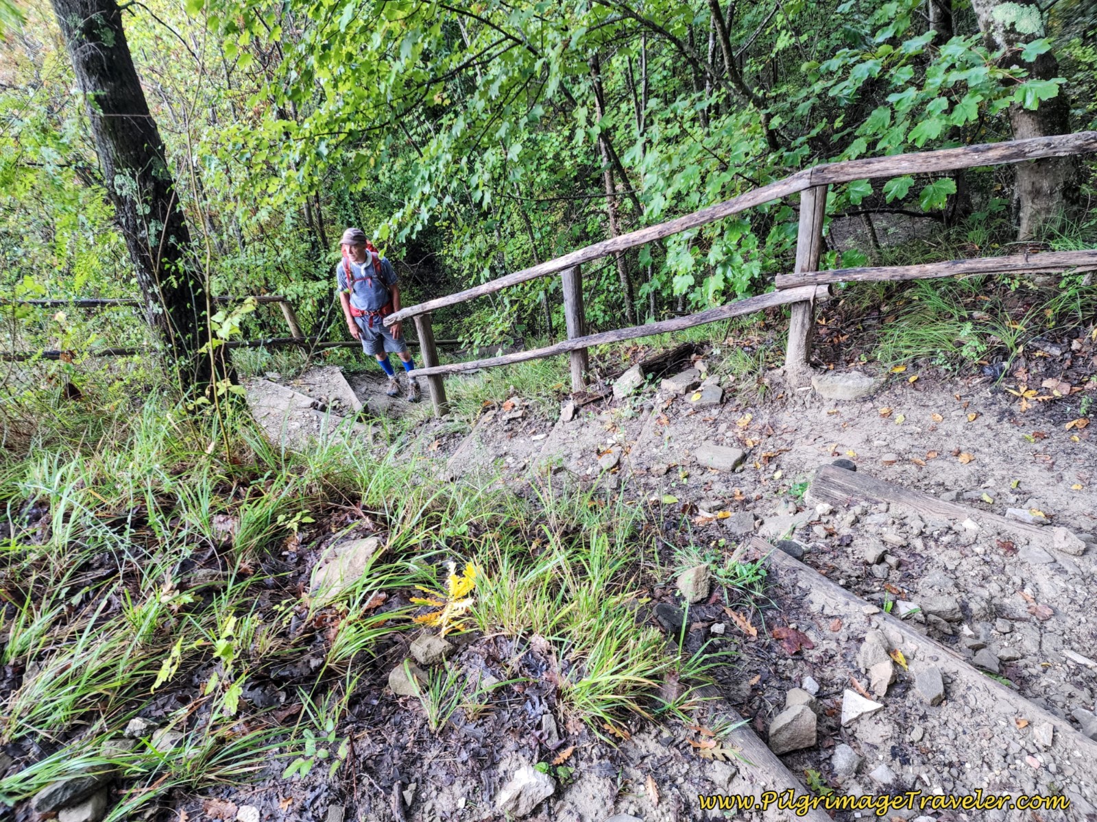Descend Precipitously on Man-Made Steps