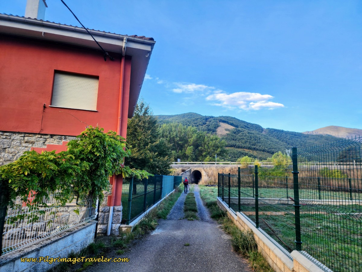 Walk Under N-630 Toward the Railroad
