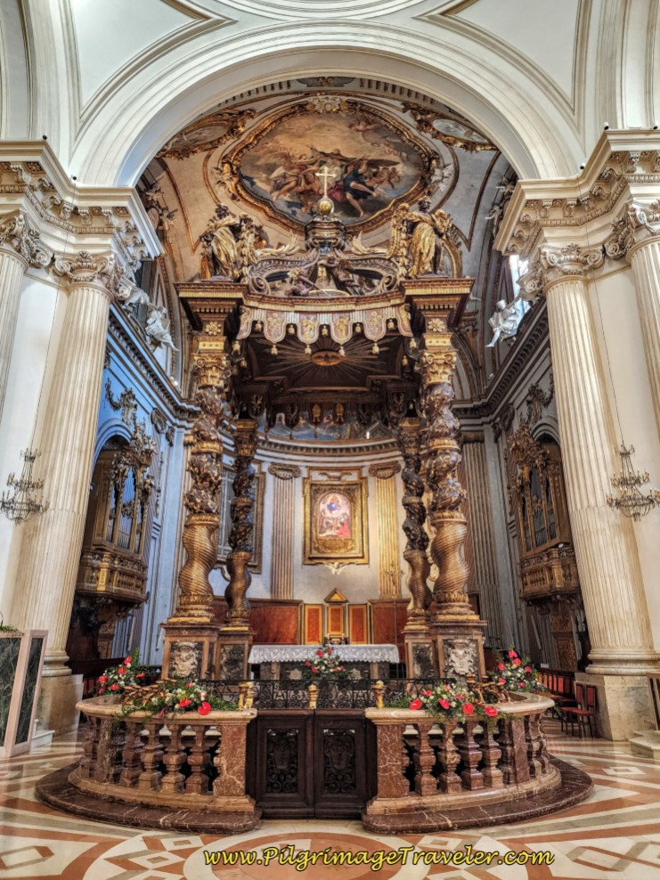 Way of St. Francis: Day Twelve, Spello to Trevi, High Altar, Duomo di San Feliciano, Foligno