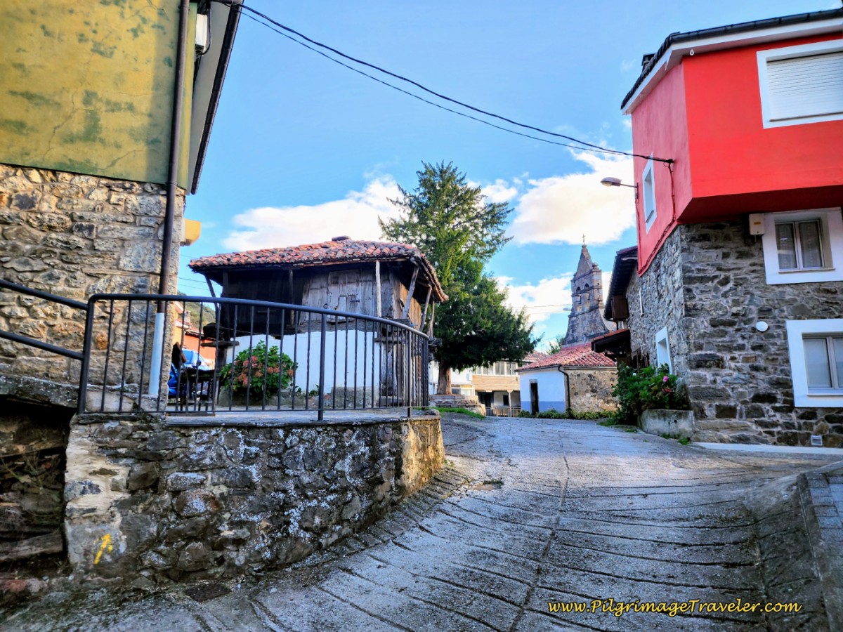 Toward the Church Square in Llanos de Somerón